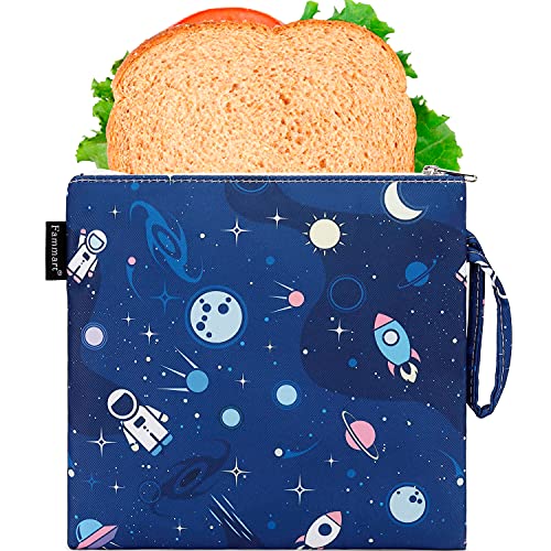 Reusable Sandwich Bag (Large, 1 Pack - Astronaut)