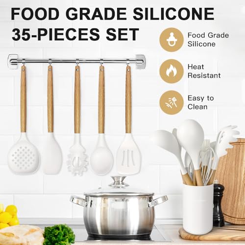 Cooking Utensils Set (White)