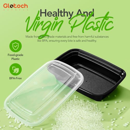 Glotoch Meal Prep Containers with Lids (24oz)