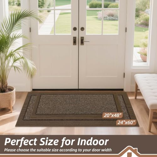 Indoor Door Mat 20" x 48" (Brown / 20" X 48" (Rectangular))