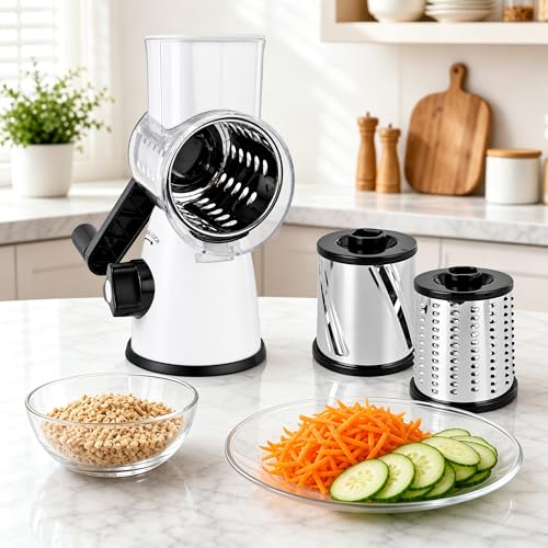 Rotary Cheese Grater (Bright White)