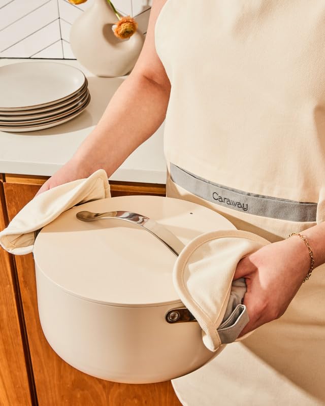 Non Stick Ceramic Dutch Oven Pot with Lid (Navy)