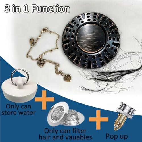 Bathtub Drain Stopper (Oil Rubbed Bronze)