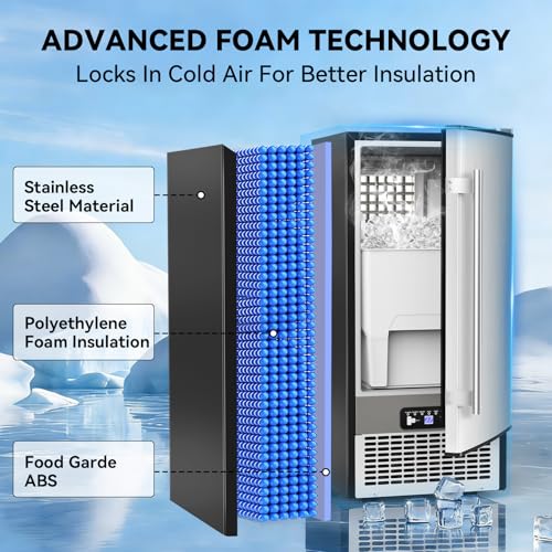 Under Counter Ice Maker (Stainless Steel)