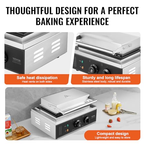 Commercial Waffle Stick Maker (6Pcs)