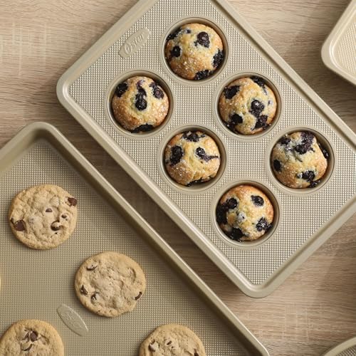 Verlice 5 Piece Carbon Steel Baking Pans Bakeware Set W (5 Count)