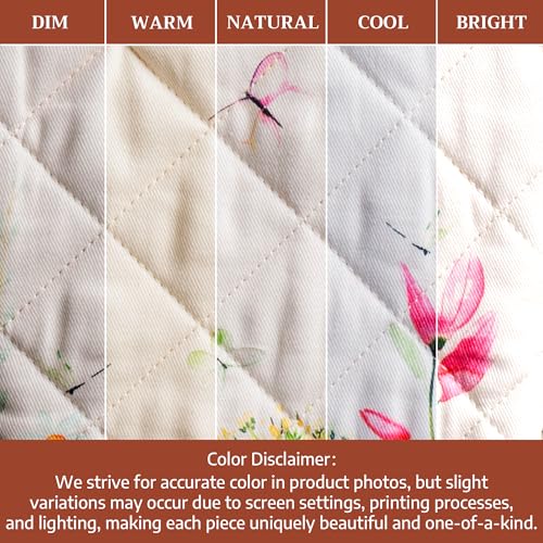 Maison d'Hermine Oven Gloves 100% Cotton Oven Mitt (019 - Botanical Fresh / 7.5" x 13" (Oven Mitt))