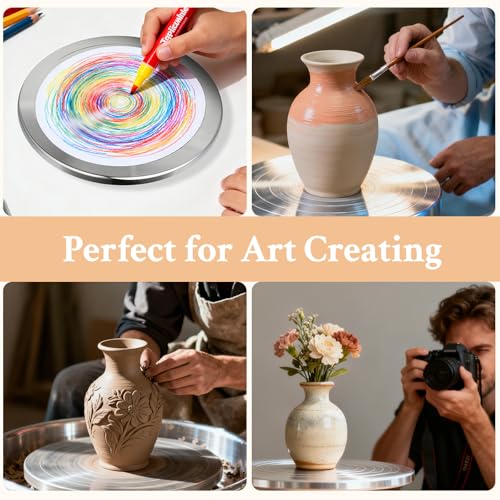 Pottery Wheel 12 Inch for Adults & Kids Banding Wheel