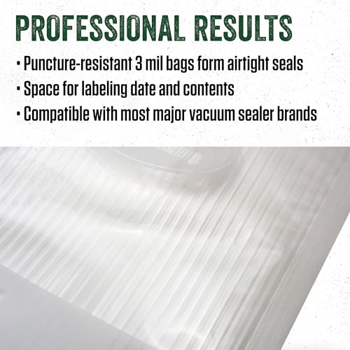 Products MaxVac Gallon Vacuum Sealer Zipper Bags (11"x16")