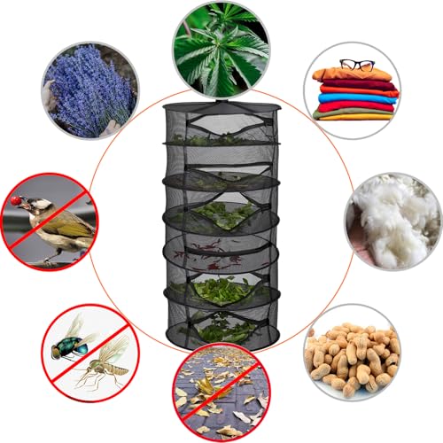Drying Net Herbs 6 (6 Layer / Black)