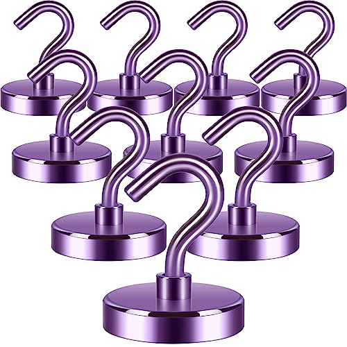 Magnetic Hooks (Purple / 1.26 inches)