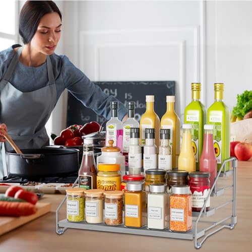 Spice Rack Organizer for Cabinet