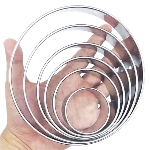 Large Round Cookie Cutter 6 PCS