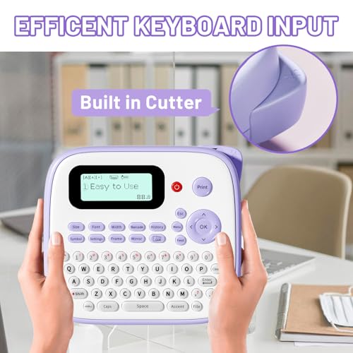 D210S Label Maker Machine with (Purple)