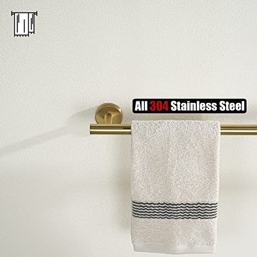 Towel Bar Brushed Gold (Gold / 20.5 Inch (2 Pack))