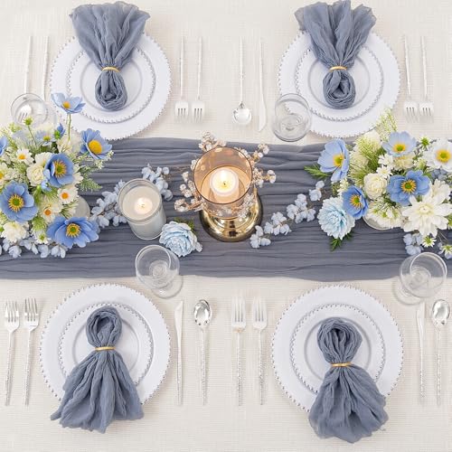 100pcs White Plastic Plates with Silver Beads for Bridal Showers (Silver and White Plastic Plates / 100PCS)