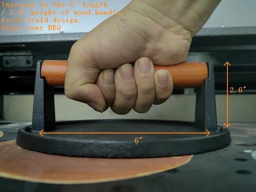 2 Pack Burger Press 7.08" Round (2 Round)