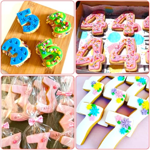 Number Cookie Cutters Shapes 9pcs (Number)