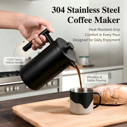 34oz Black Coffee Maker (Black)