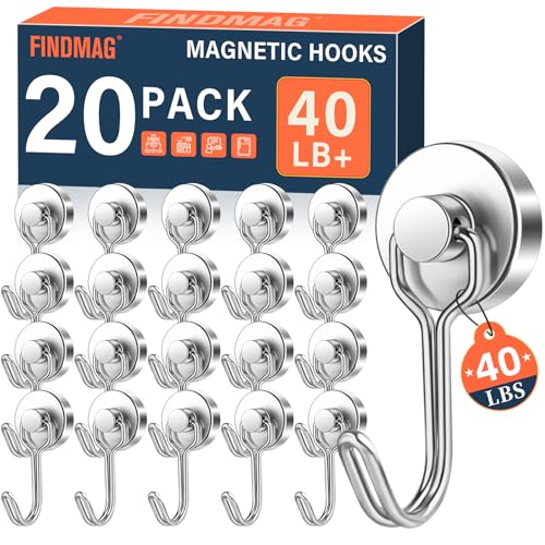 Magnetic Hooks (Silver / 0.79in)