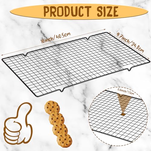 3 Pieces Cooling Racks for Baking Wire Grid Set (3 Count)