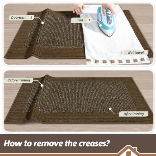 Indoor Door Mat 32" x 48" (Brown / 32" X 48" (Rectangular))