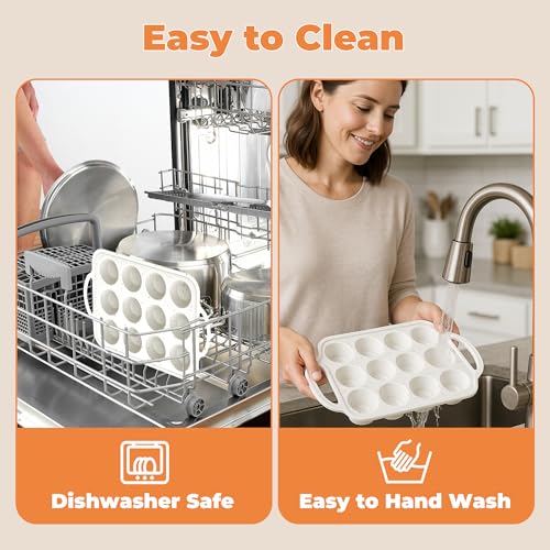 2Pack Silicone Muffin Pan For Baking With Metal Reinforced Frame