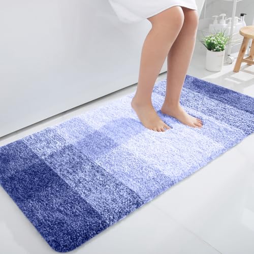 Large Bathroom Rugs 50x30 (50" X 30" / Blue-violet)
