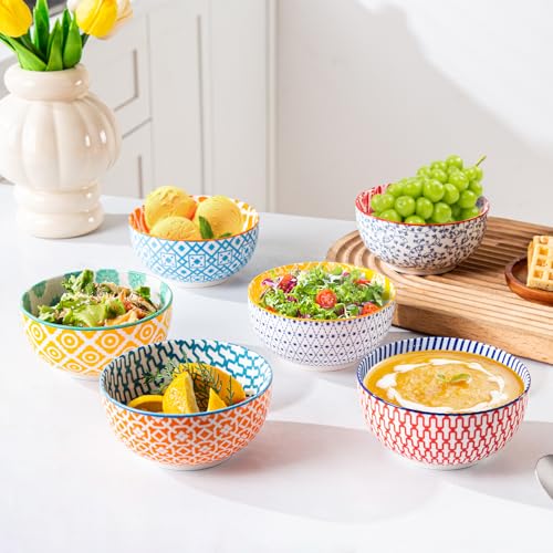 11 Oz Ceramic Small Dessert Bowls Set of 6 (6 Count)