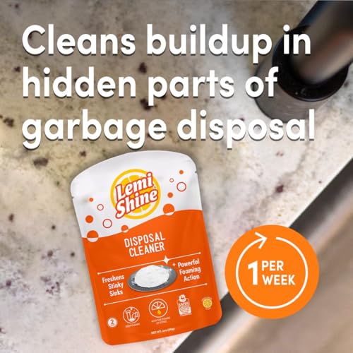 Natural Foaming Garbage Disposal Cleaner 2Ct (2 Count (Pack of 1))