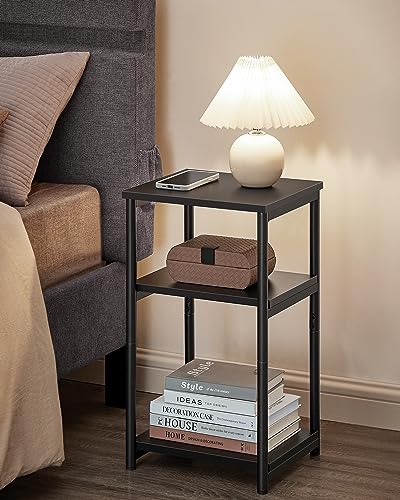 Side Table Small End Table (Ink Black)