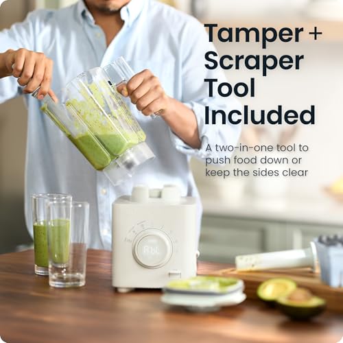 Obliterator 48 oz Countertop Blender for Smoothies (Concrete / Power Blender)