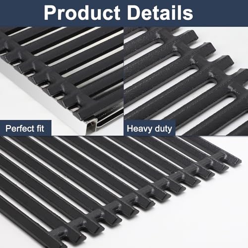 Grill Replacement Parts for Charbroil 463642316 463644220 (2-Burner Emitters & Grates)