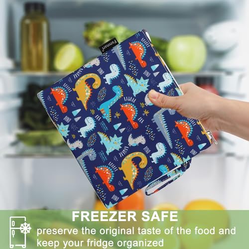 Reusable Sandwich Bag (Large, 1 Pack - Dinosaur)