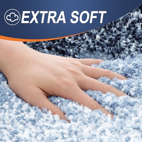 Bathroom Runner Rug 59x20 (59" X 20" / Navy Blue)