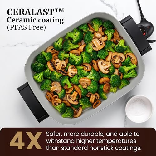 Stow Away Ceramic Skillet (10 Qt)