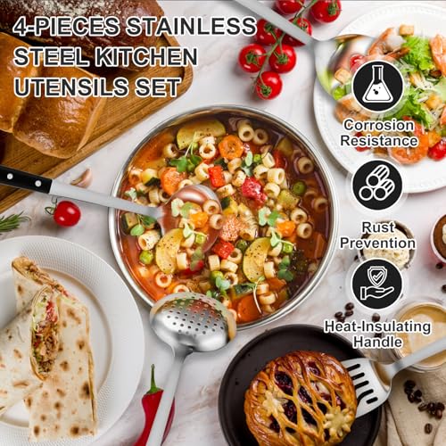 4 Pcs Cooking Utensils Set (4P-Grey)
