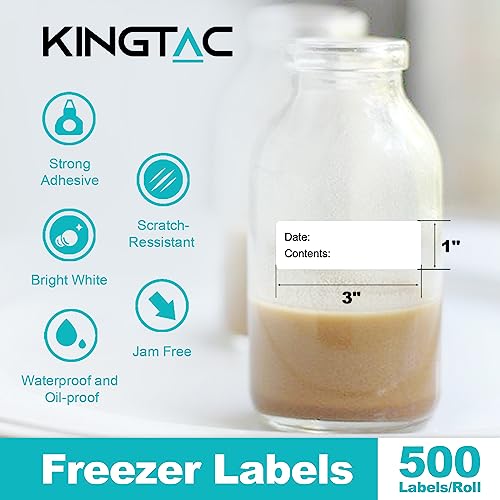 500pcs Food Freezer Labels (Kt-frz-bk-500-1)
