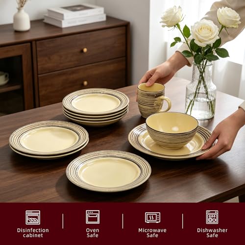 HomeVss 16 Piece Dinnerware Set