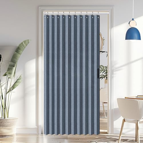 Door Curtains for Doorways (Blue / 52"W x 78"L (Pack of 1))