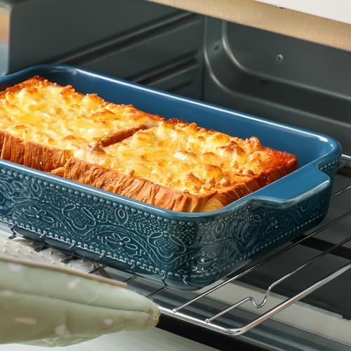 Ceramic Baking Dish Set of 3 (Grayish Blue)
