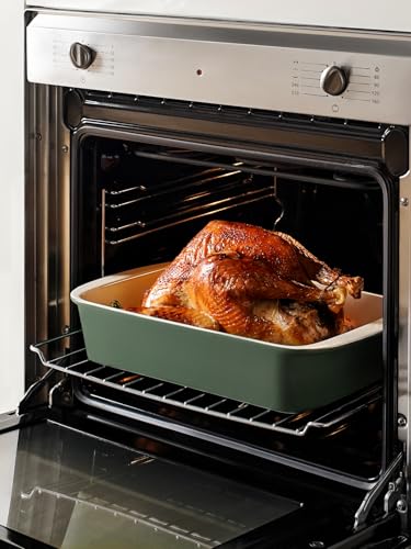 Ceramic Casserole Dishes for Oven with 304 Racks (3 Count)