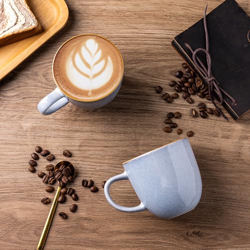 12oz Coffee Mugs (Set of 6 / Blue)