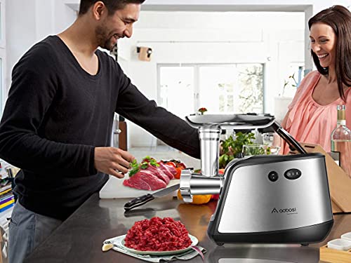 Meat Grinder Electric (Silver+Black)