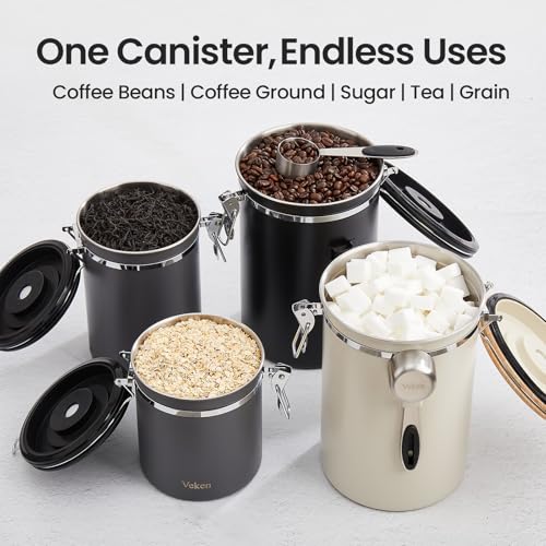 Coffee Canister (Cream / 39 oz)