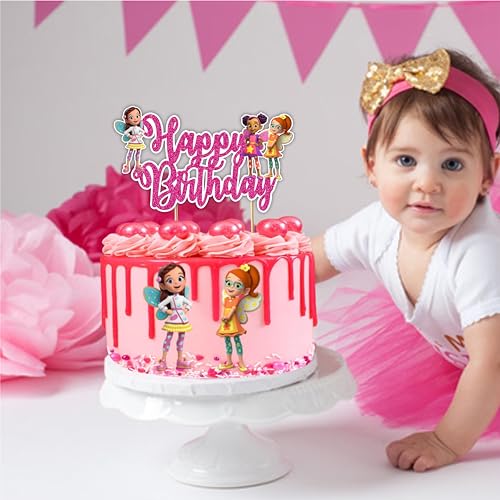 Buterbean Cafe Happy Birthday Cake Topper