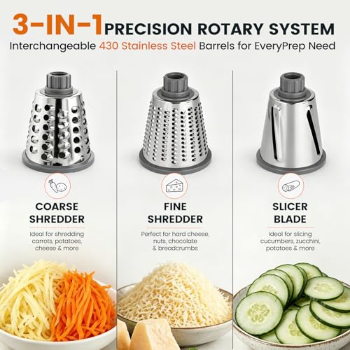 Rotary Cheese Grater Hand Crank