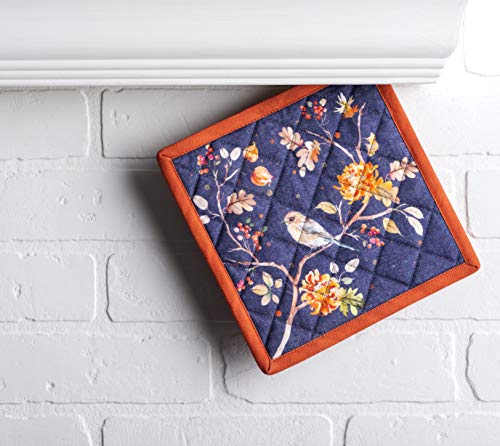 Pot Holders 100% Cotton Potholders (020 - Kelim - Infinity / 8" x 8" (Pot Holder Pack of 1))