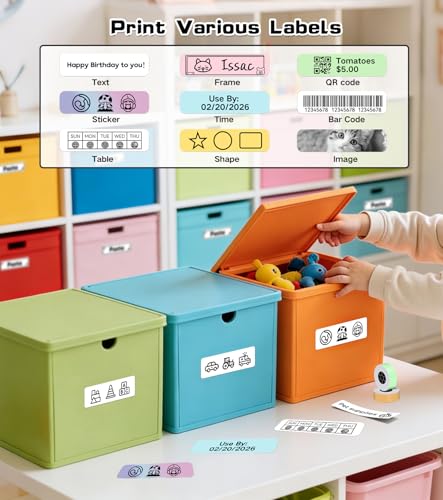 Label Maker Machine with Tape