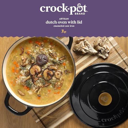 Crock Pot Artisan 7 (Black w/ Gold Knob / 7-Quart)